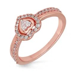 Malabar Gold and Diamonds 18k Rose Gold Diamond Cocktail Ring for Women-picture-38