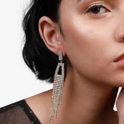 Sohi goldplated drop earrings earrings image 3