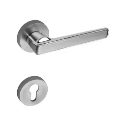 OZONE Astro Series POLARIS 45x85 mm Mortise Handle High-Quality Zinc Alloy Chrome Plated / Satin Nickel Finish, OZH-AST-POL RS CP/SN image 1