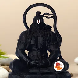 DARIDRA BHANJAN Black Religious Idol Showpiece-image-55