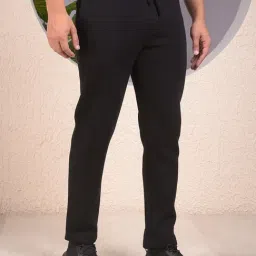 Crimsoune Club Black Regular Fit Trackpants image 4