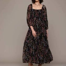 Label Ritu Kumar Black Printed Maxi Dress-picture-13