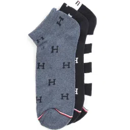 Tommy Hilfiger Logo Navy Cotton Socks, Pack of 3-picture-18