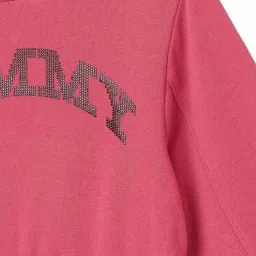 TOMMY HILFIGER Heritage Pink Solid Relaxed Fit Dress image 3