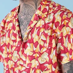 SHOWOFFFF Multicolor Cotton Relaxed Fit Printed Shirt image 5