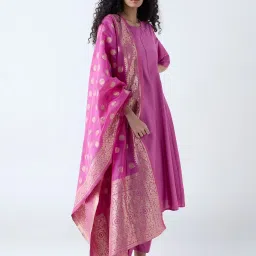 Vark by Westside Magenta Anarkali Ethnic Set image 3