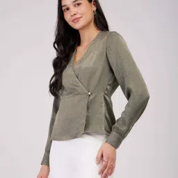 Fablestreet Grey Relaxed Fit Top image 3