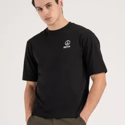 Red Tape Black Loose Fit Printed T-Shirt-picture-32