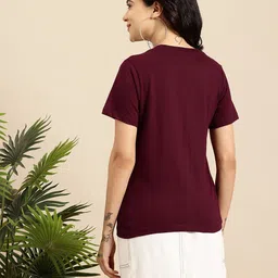 Mast & Harbour Typography Printed Bio Finish T-shirt image 4