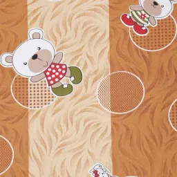 Klotthe Mustard Cotton Printed 400 TC King Fitted Bedsheet with 2 Pillow Covers image 5