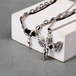 SALTY Men Set Of 2 Greek & Rugged Chain-picture-38