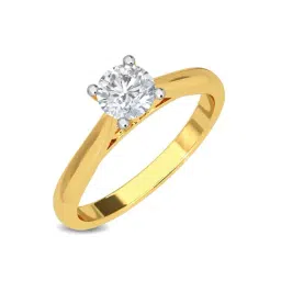 Kisna Diamond & Gold Jewellery Pinar 14k (585) Diamond & Gold Ring For Women-picture-32
