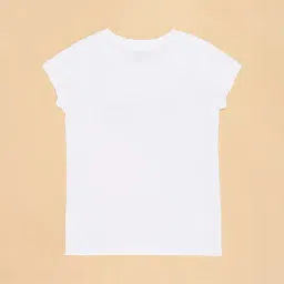 Pantaloons Junior White Printed T-Shirt image 2