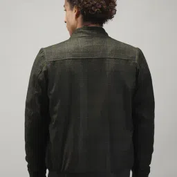 Monte Carlo Olive Regular Fit Checks Jacket image 2