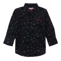 Gini & Jony Kids Black Printed Full Sleeves Shirt-picture-33
