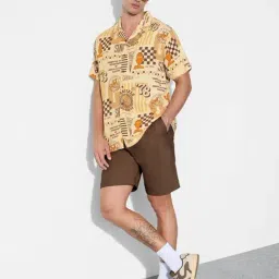 The Souled Store Multicolor Regular Fit Printed Shirt image 5