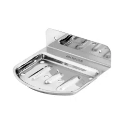 Chilly Soap Dish Stainless Steel Glossy Finish Silver, WMSD-CUR-picture-39