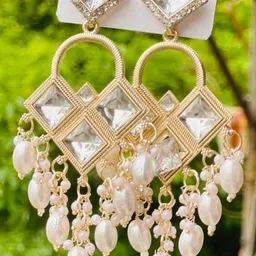 HHJEWELRY White Brass Earrings-picture-28