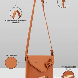 Caprese Woman Rohde Bow Small Sling Bag image 4