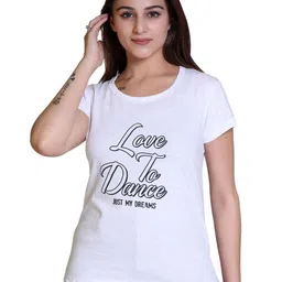 Ogarti Women Typography T-shirt image 1