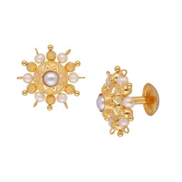 C KRISHNIAH CHETTY JEWELLERS PVT LTD 22Kt Gold Earrings - 3.06 g image 4