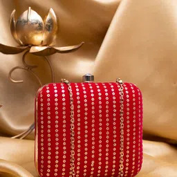 ARTKLIM Embroidered Box Clutch-picture-25