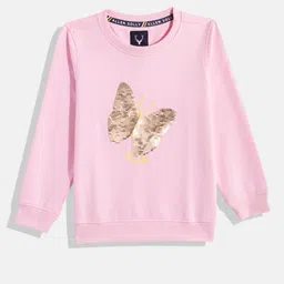 Allen Solly Junior Girls Embroidered Sweatshirt-image-0