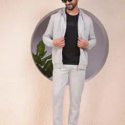 Crimsoune Club Grey Regular Fit Trackpants image 5
