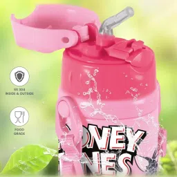 Milton Pink Stainless Steel Vacuum Insulated Water Bottle 450 ml image 3