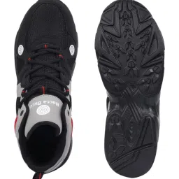 Bacca Bucci Men's CAPER Grey Basketball Shoes image 3