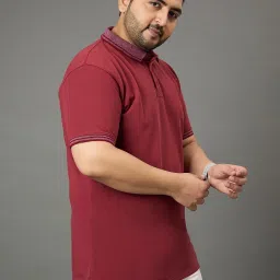 Club York Wine Solid Regular Fit T-Shirt image 3