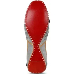 Metro Women's Silver Slip-on Shoes image 5