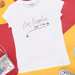 Pantaloons Junior White Printed T-Shirt-picture-10