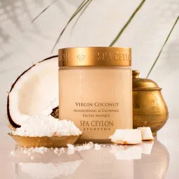 Spa Ceylon Virgin Coconut Nourishing & Glowing Facial Masque - 200 gm image 3