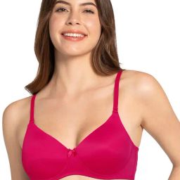 Amante Fuchsia Padded T-Shirt Bra-picture-37