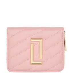 Lavie Luxe Light Pink LX Diagonal Flap Sm Zip Wallet-picture-17