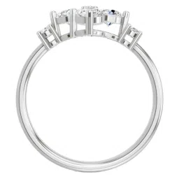 Sparkles 14k (585) White Gold 4 Stone Lab Grown Diamond for Women image 3