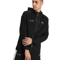 Puma Mercedes Black Full Sleeves Hooded Jacket-picture-30
