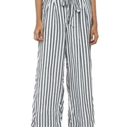 American Eagle Outfitters Grey & White Striped Pants-image-25