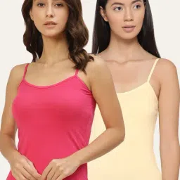 Lady Lyka Multicolor Camisole (Pack of 2)-image-50