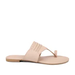 Design Crew Women's Beige Toe Ring Sandals-picture-22
