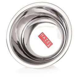 HAZEL Silver Stainless Steel Mixing Bowl - Set of 3 (1.1L) image 3