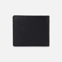 Louis Philippe Black Striped Wallet image 2