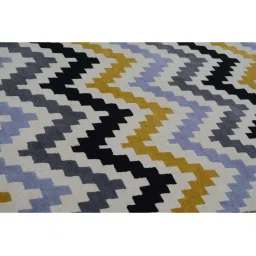 Presto Yellow & Grey Wool Hand Tufted Carpet image 3
