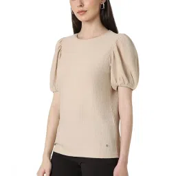 Van Heusen Beige Regular Fit Top image 3