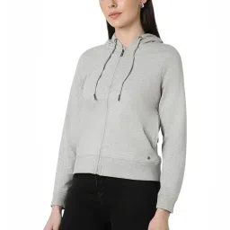Van Heusen Grey Cotton Regular Fit Sweatshirt image 3