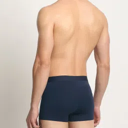 The Bear House Navy & Purple Comfort Fit Trunks - Pack Of 2 image 3