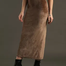 Globus Dark Olive Midi Pencil Skirt image 3