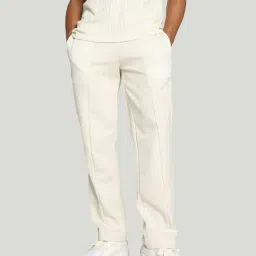 Puma x one8 Off White Regular Fit Cotton Overlay Trackpants-image-92