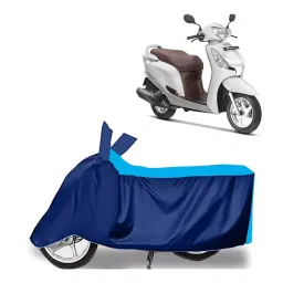 Auto Pearl Two Wheeler Cover for Honda Aviator - Cyan, Blue-picture-35